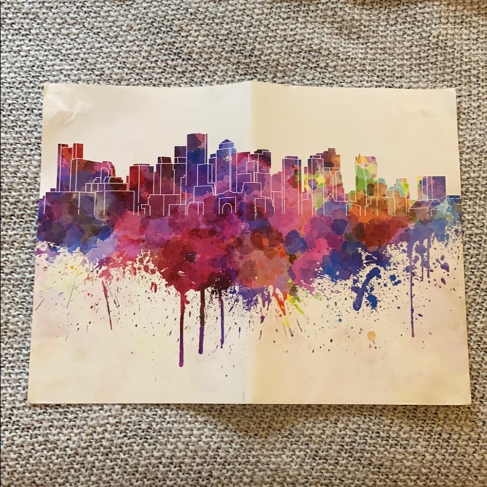 Philadelphia Drip Painting Print! - Picture 1 of 3